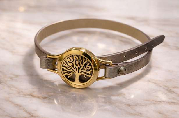 Pulseira Difusora em Couro Premium
